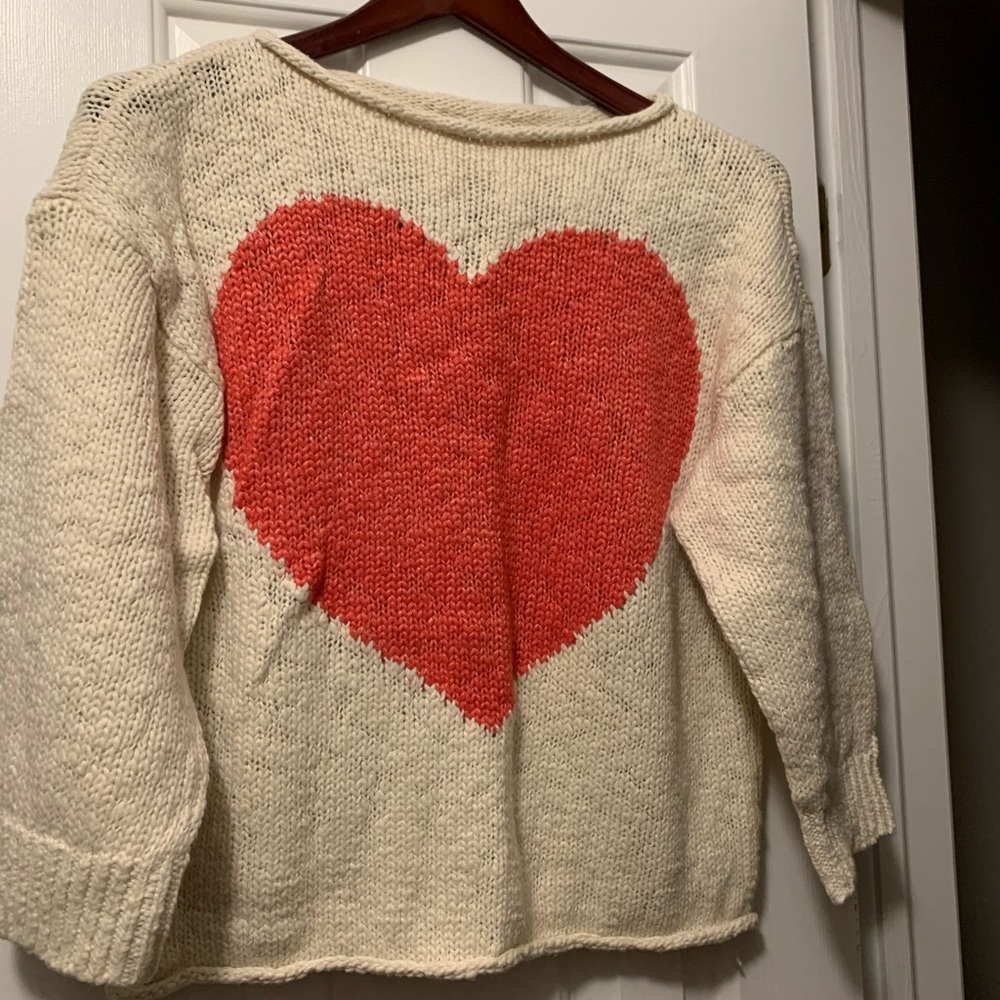 Lou and Grey heart sweater